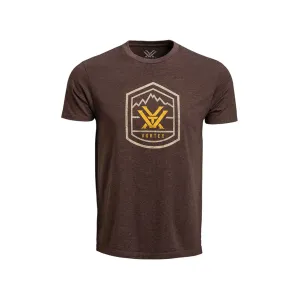 Vortex Optics Men's Total Ascent Short Sleeve Crew Neck T Shirt Brown Heather XL