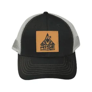 Rise Armament Mens Spire Meshback Patch Hat Black