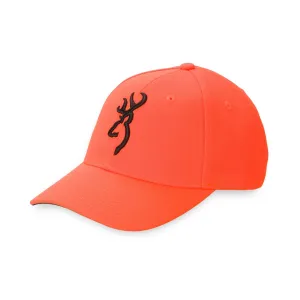 Browning Mens Safety 3D Buck Mark Hat Blaze Orange