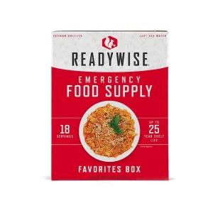 ReadyWise Emergency Food Supply Favorites Freeze Dried Food Kit