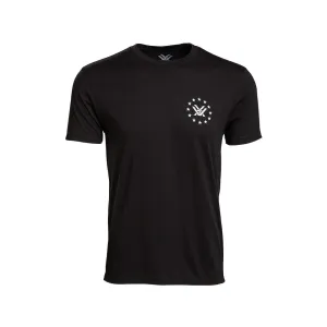 Vortex Optics Men's Salute Short Sleeve Crew Neck T Shirt Black 2XL