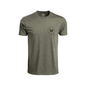 Vortex Optics Men's Salute Short Sleeve Crew Neck T Shirt Military Heather Large