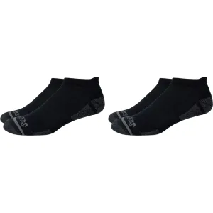 MidwayUSA Men's Lightweight Ankle Socks Merino Wool Black/Gray Large 2 Pairs