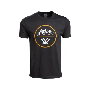 Vortex Optics Men's Three Peaks Short Sleeve Crew Neck T Shirt Charcoal Heather Large