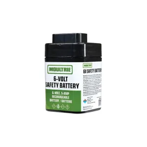 Moultrie Rechargeable Safety Battery 6 Volt Lead Acid 5 Ah