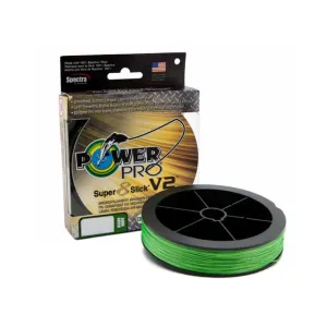 Power Pro Super Slick 8 V2 Braided Fishing Line 30lb 150yd Aqua Green