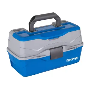 Flambeau Classic 2 Tray Tackle Box Blue/Gray