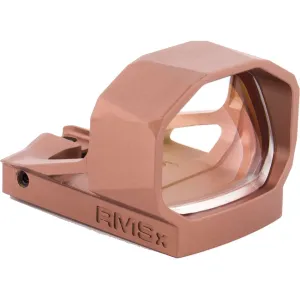 Shield Sights Mini Compact RMSX Reflex Red Dot Sight 4 MOA Dot XL Glass Lens Bronze