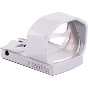 Shield Sights Mini Compact RMSX Reflex Red Dot Sight 4 MOA Dot XL Glass Lens Silver
