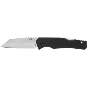 Schrade Ultimatum Pocket Knife 3.5" Wharncliffe AUS-8 Satin Blade G-10 Handle Black