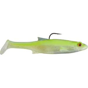 Bass Mafia Daingerous Swimbait 3/8 oz Loaded 7" Chartreuse Blue