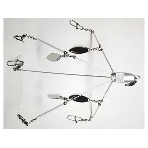 Shane's Baits Mini Blades of Glory Umbrella Rig Nickel