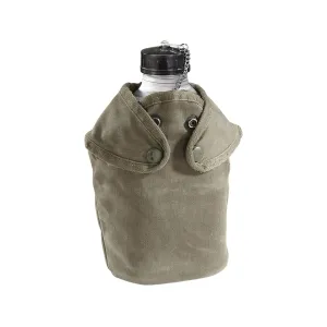 Military Surplus French Canteen with Cup and Cover Grade 2 Aluminum