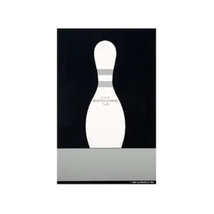 National Target Bowling Pin Practice Target Paper 100PK