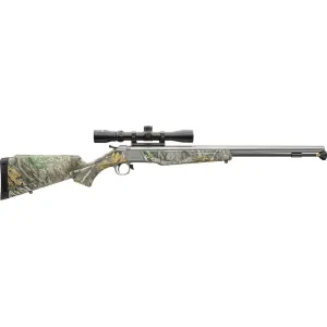 CVA Wolf V2 50 Caliber Muzzleloading Rifle 24" Stainless Steel Barrel Realtree Edge Stock with KonuShot 3-9x 32mm Scope