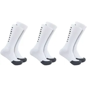 Carhartt Men's Force Midweight Logo Crew Socks White Large 3 Pk
