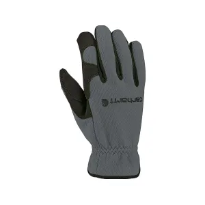 Carhartt Men's High Dexterity Open Cuff Work Gloves Gray 2XL