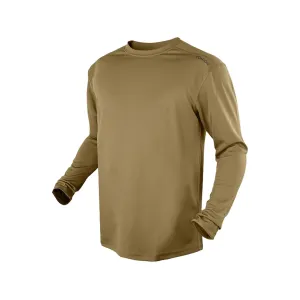 Condor Men's Maxfort Training Long Sleeve Crew Neck Shirt Tan Large