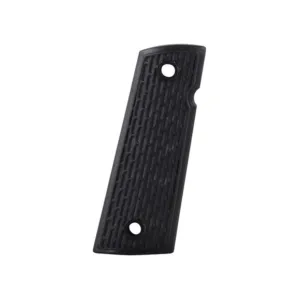 ERGO Warrior Suregrip Grip Panels Square Bottom for 1911 Government, Commander Overmolded Rubber Black