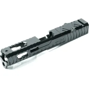 LANTAC Razorback Slide Light for Glock 19 Gen 1, 2, 3 Stainless Steel Black