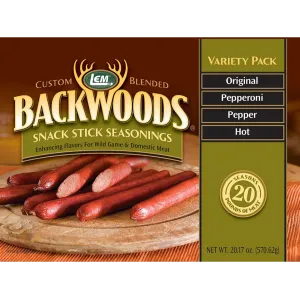 LEM Backwoods Snack Stick Variety Pack for 20 lbs