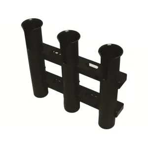 T-H Marine 3 in 1 Molded Rod Holder Rod Rack Black