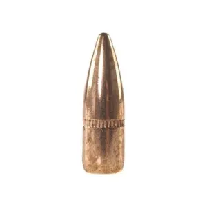 Factory Second Bullets 22 Caliber (224 Diameter) 55 Grain Full Metal Jacket Boat Tail with Cannelure Box of 100 (Bulk Packaged)
