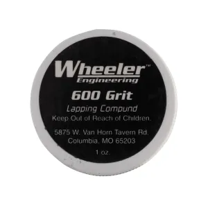 Wheeler Lapping Compound 600 Grit (Polishing) 1 oz
