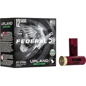 Federal Upland Steel 12 Gauge Ammo 2-3/4" #6 Steel Shot 1-1/8 oz Box of 25