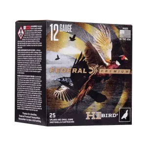 Federal Premium Hi-Bird 12 Gauge Ammo 2-3/4" #7-1/2 Lead Shot 1-1/8 oz Box of 25