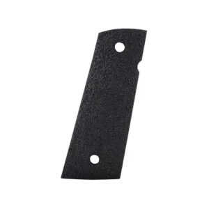 ERGO XTR Grip Panels Aggressive Texture Square Bottom for 1911 Government, Commander Hard Rubber Black
