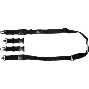 AR-STONER Modular 2-in-1 Single Bungee Rifle Sling with QD Swivel Nylon Black