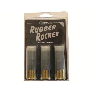 Reaper Defense Group Rubber Rocket 12 Gauge Ammo 2-3/4" Rubber Slug 3PK