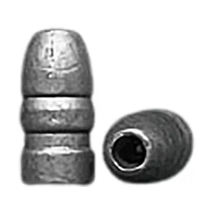Hunters Supply Slick Coat Hard Cast 32 Caliber (313 Diameter) Bullets 111 Grain Lead Hollow Point Box of 100