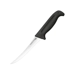 Cold Steel Commercial Series Stiff Curved Boning Knife 6" 4116 Stainless Steel Blade Kray-Ex Handle Black