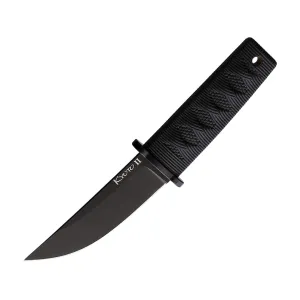 Cold Steel Kyoto II Fixed Blade Knife 3.38" Drop Point 8Cr13MoV Black Blade Kray-Ex Handle Black