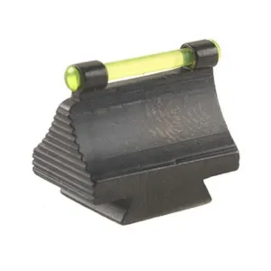 Marble's Front Sight .500" Height .340" Width Steel Blue 3/32" Fiber Optic Green