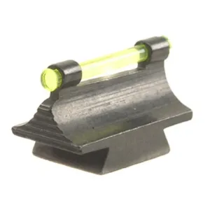 Marble's Front Sight .375" Height .340" Width Steel Blue 3/32" Fiber Optic Green