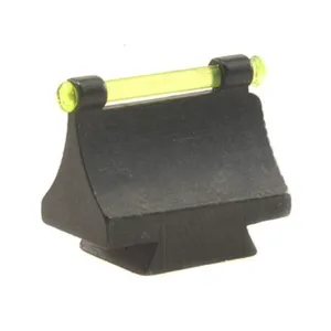 Marble's Front Sight .530" Height .340" Width Steel Blue 3/32" Fiber Optic Green