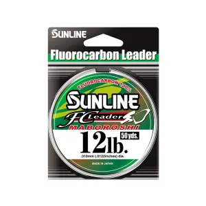 Sunline FC Maboroshi Fluorocarbon Fishing Leader 12lb 50yd Multi-Color
