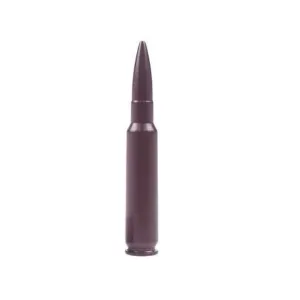A-ZOOM Action Proving Dummy Round, Snap Cap 7.5mm Schmidt-Rubin (7.5x55mm Swiss) Aluminum 2PK