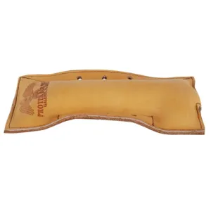 Protektor Front Squeeze Bag Shooting Rest Bag Leather Tan Filled