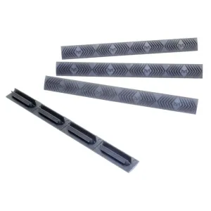 ERGO WedgeLok M-LOK Slot Cover Polymer Graphite Gray 4PK