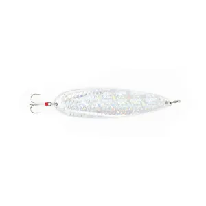 Nichols Lures Ben Parker Mini Magnum Flutter Spoon Shattered Glass Silver