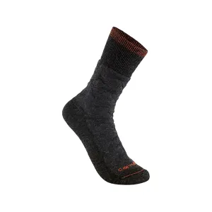 Carhartt Men's Twin Knit Heavyweight Diamond Plate Socks Carbon Heather XL