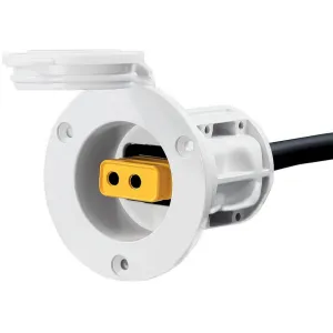 Cannon Downrigger Flush Mount Power Receptacle White