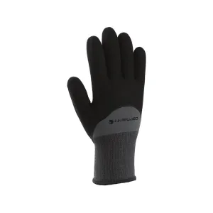 Carhartt Men's Thermal-Lined Full Coverage Nitrile Work Gloves Gray XL
