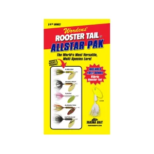 Worden's Rooster Tail All Star Pack 2 Tackle Box Kit