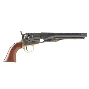 Uberti 1862 Police Black Powder Revolver 36 Caliber 6.5" Blued Barrel Case Hardened Frame Walnut Grip
