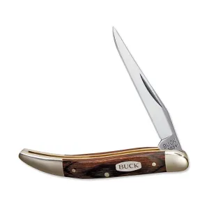 Buck Knives 385 Toothpick Pocket Knife 2.25" Clip Point 420J2 Polished Blade Wood Handle Brown
